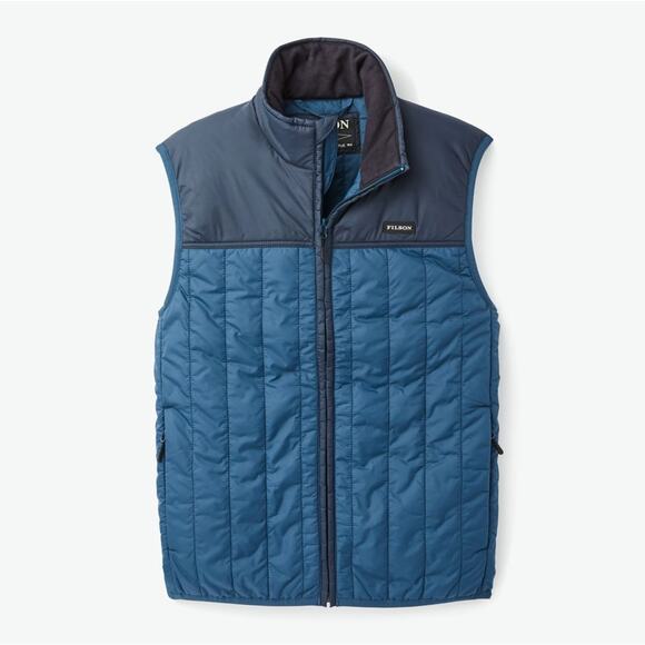 FILSON Ultralight Vest Blue Wing Teal Captain's Blue Sz M NWT {3Y20} - Picture 1 of 3
